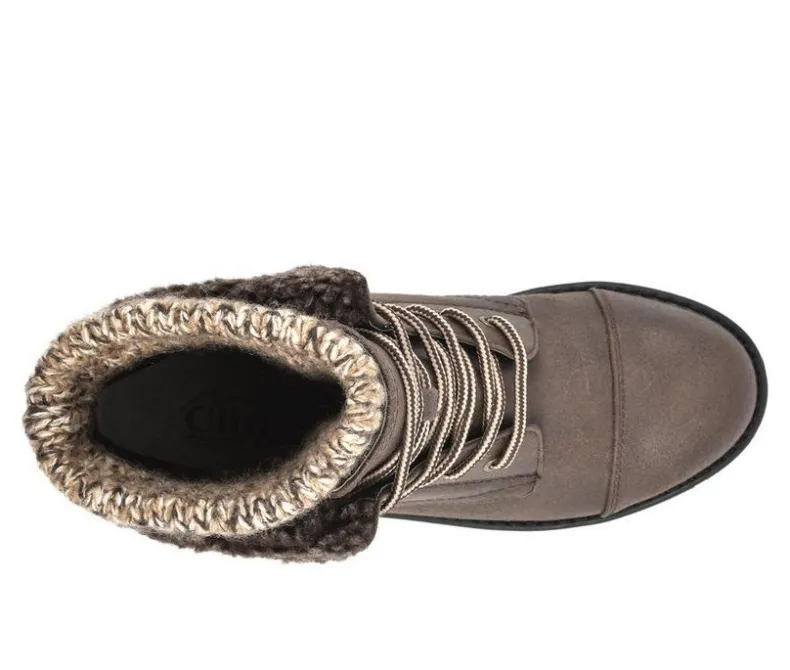 Lace Up>Cliffs by White Mountain Women's Duena Booties
