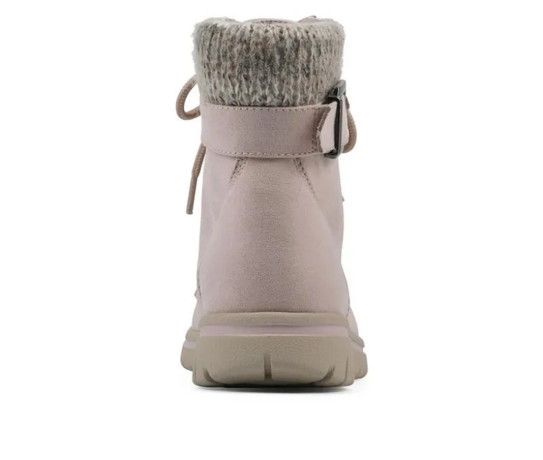 Lace Up>Cliffs by White Mountain Women's Hearten Lace Up Booties