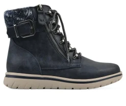 Lace Up>Cliffs by White Mountain Women's Hearten Lace Up Booties