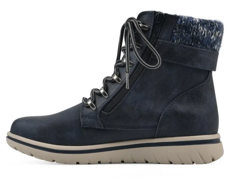 Lace Up>Cliffs by White Mountain Women's Hearten Lace Up Booties