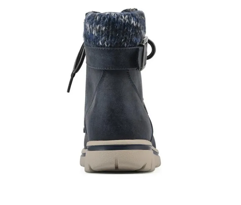 Lace Up>Cliffs by White Mountain Women's Hearten Lace Up Booties