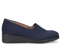 Boat Shoes & Slip-Ons>Comfortiva Women's Dana Slip Resistant Wedge Slip Ons