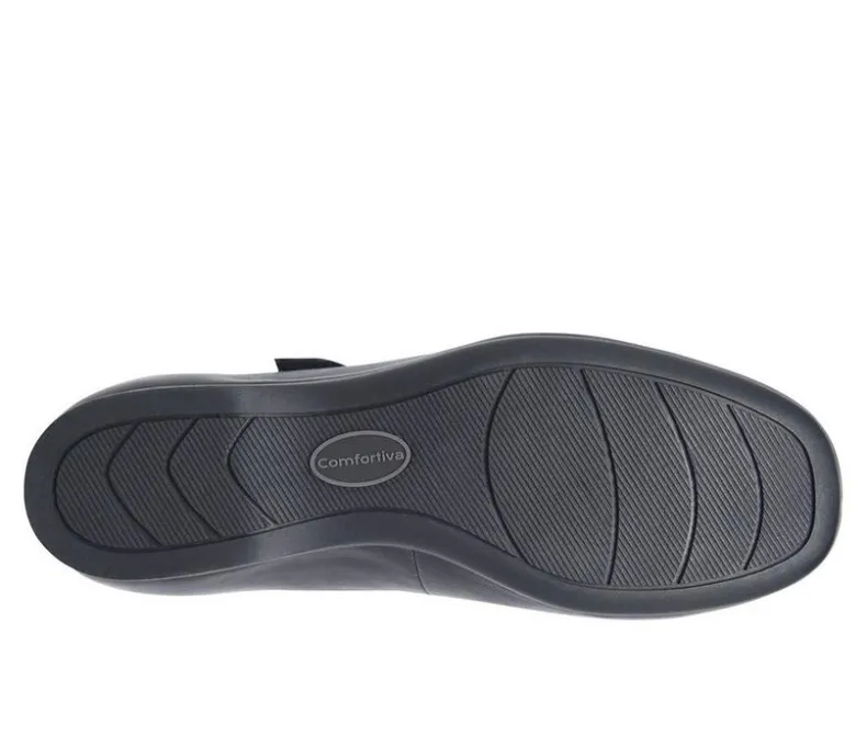 Flats>Comfortiva Women's Kaylee Slip Resistant Mary Jane Flats