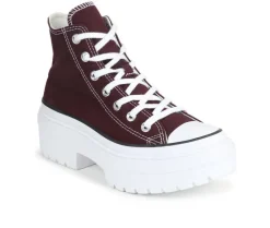 Platform|High Top>Converse Women's Chuck Taylor All Star Canvas Lugged Heel Sneakers