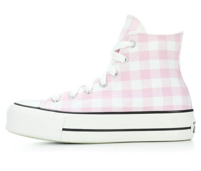 Platform|High Top>Converse Women's Chuck Taylor All Star Gingham High-Top Sneakers