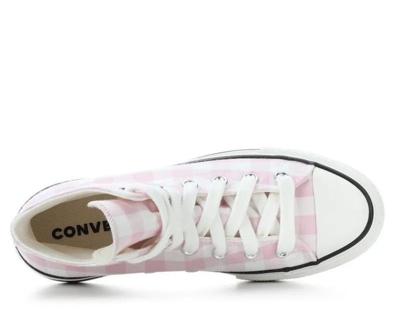 Platform|High Top>Converse Women's Chuck Taylor All Star Gingham High-Top Sneakers