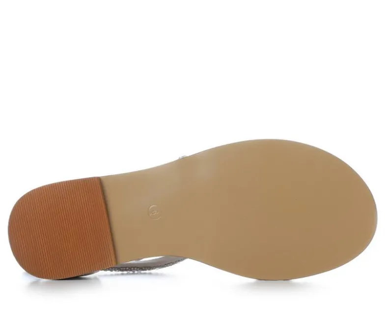 Sandals>Daisy Fuentes Women's Casper Flat Sandals