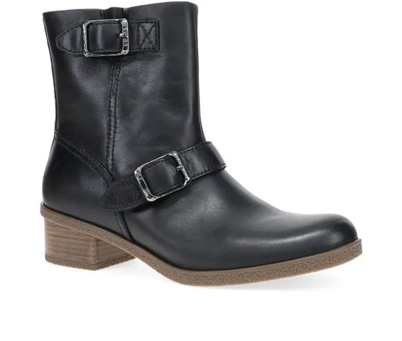 Moto>Dansko Women's Delphine Waterproof Moto Booties