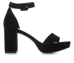 Sandals|Pumps & Heels>Delicious Women's Century Block-Heel Sandals