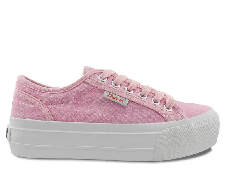 Platform|Fashion & Lifestyle>Drive-In Originals Women's Ticket Platform Sneakers