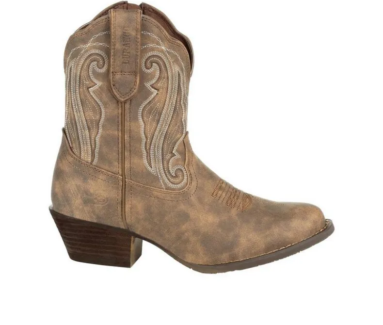 Cowboy & Western>Durango Women's Crush Distressed Shortie Western Boots