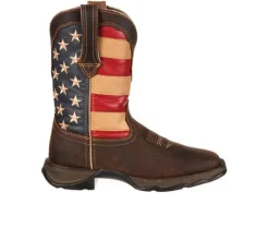 Cowboy & Western>Durango Women's Patriotic Pull On Western Flag Cowboy Boots