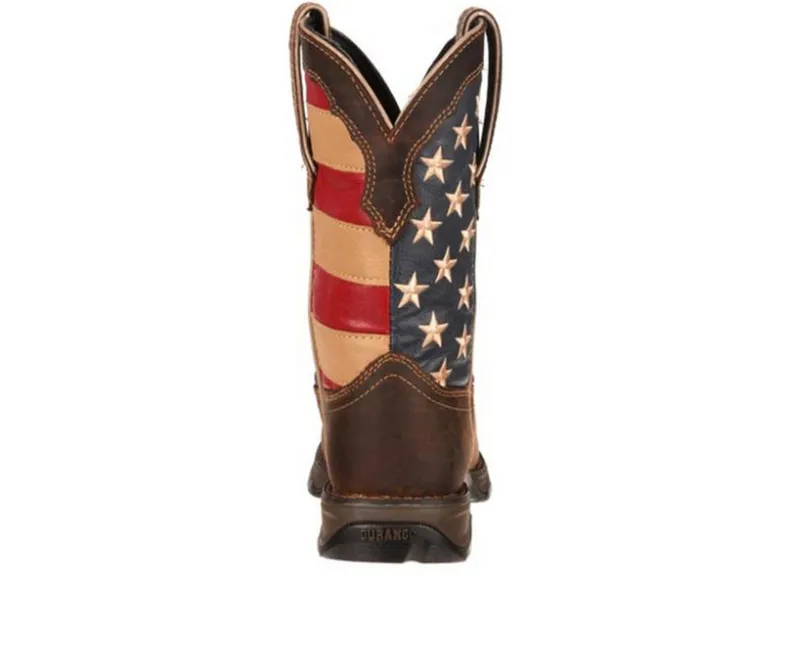 Cowboy & Western>Durango Women's Patriotic Pull On Western Flag Cowboy Boots