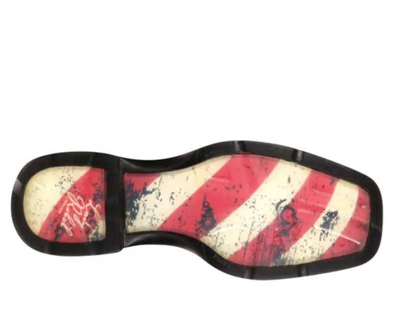 Cowboy & Western>Durango Women's Patriotic Pull On Western Flag Cowboy Boots
