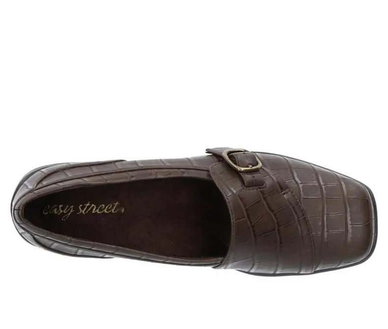 Boat Shoes & Slip-Ons>Easy Street Women's Cinnamon Slip-On Shoes