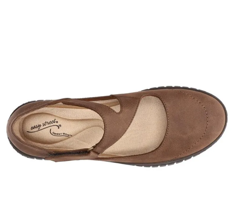 Boat Shoes & Slip-Ons>Easy Street Women's Joyful Mary Jane Flats