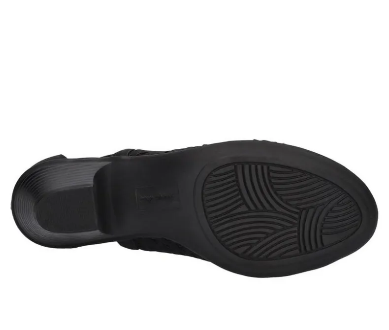 Pumps & Heels>Easy Street Women's Sunrise Heeled Peep Toe Booties