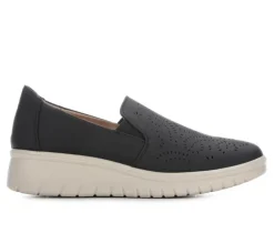 Pumps & Heels|Boat Shoes & Slip-Ons>Easy Street Women's Ying Ying Slip-On Wedge Shoes