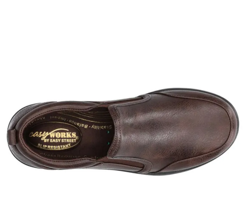 Loafers & Oxfords>Easy Works by Easy Street Women's Garland Slip Resistant Shoes