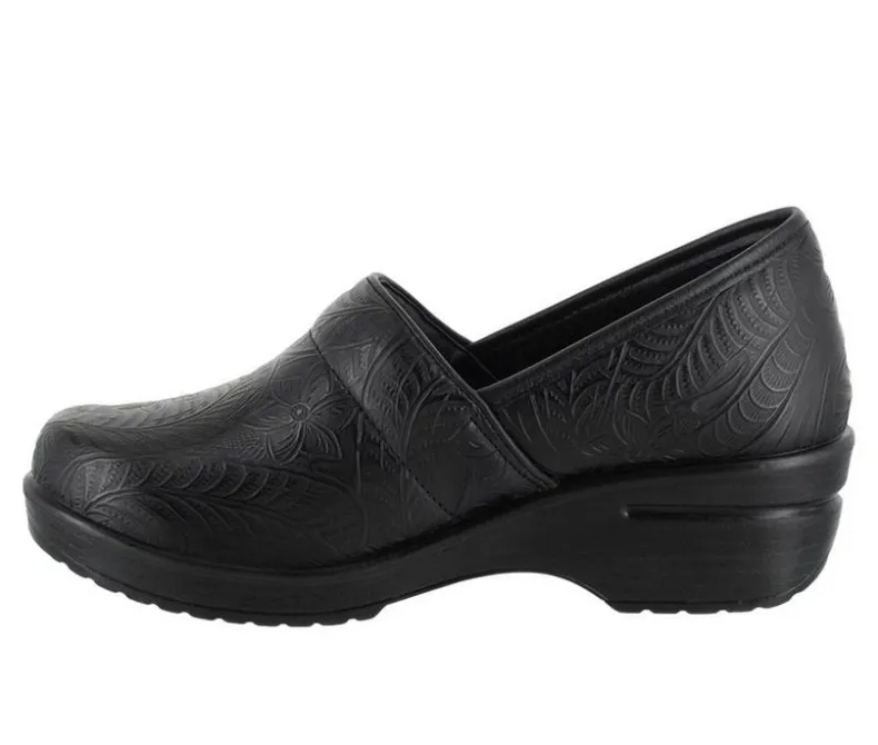Clogs & Mules>Easy Works by Easy Street Women's Lyndee Black Tool Safety Shoes