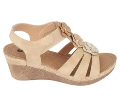 Sandals|Pumps & Heels>GC Shoes Women's Beck Wedge Sandals