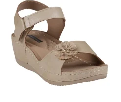 Pumps & Heels>GC Shoes Women's Maxwell Wedge Sandals