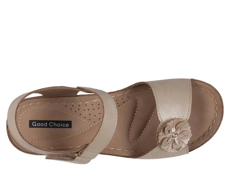 Pumps & Heels>GC Shoes Women's Maxwell Wedge Sandals