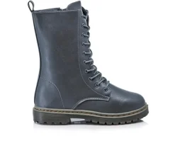 Lace Up|Boots & Booties>Henry Ferrara Women's B905 Mid Calf Combat Boots
