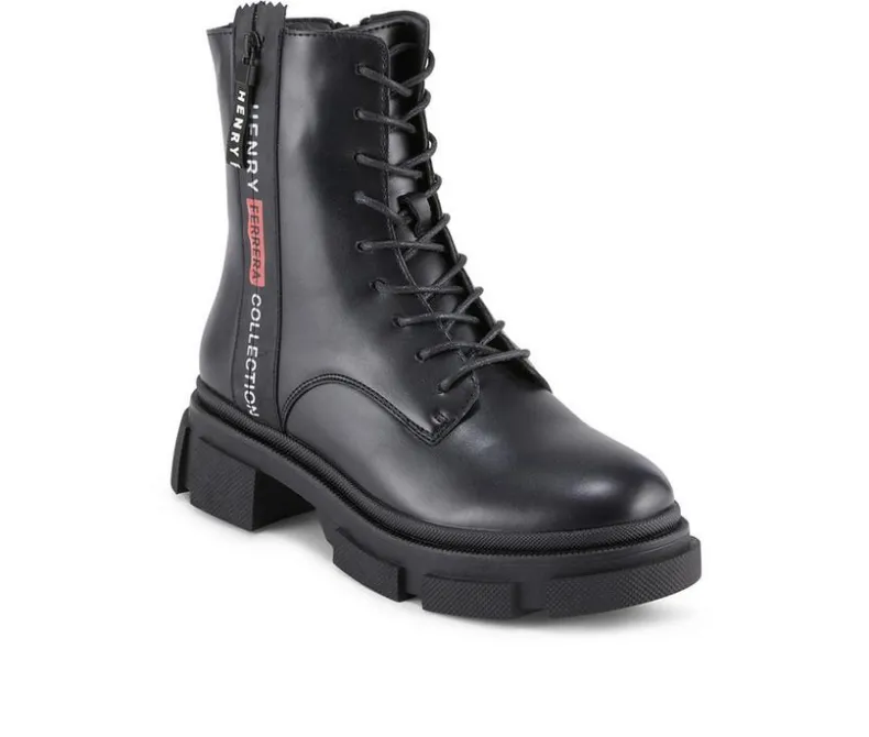 Lace Up>Henry Ferrara Women's Cali-200 Combat Boots