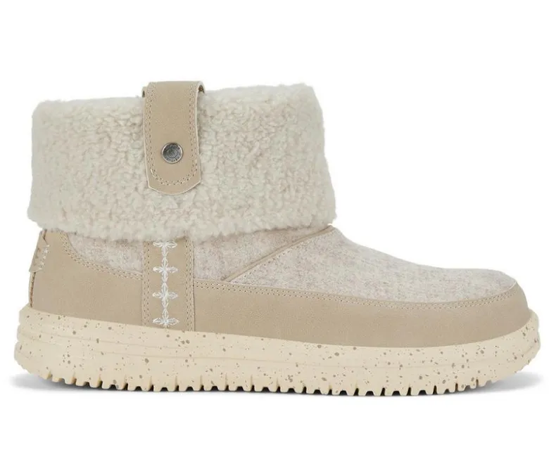 Boots & Booties>HEYDUDE Women's Camden Cuff Wool Cozy Booties