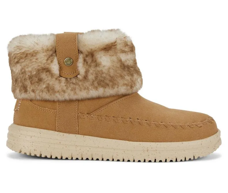 Boots & Booties>HEYDUDE Women's Camden Cuff Classic Cozy Booties