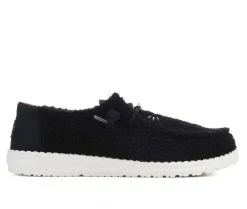 Boat Shoes & Slip-Ons>HEYDUDE Women's Wendy Black Cat