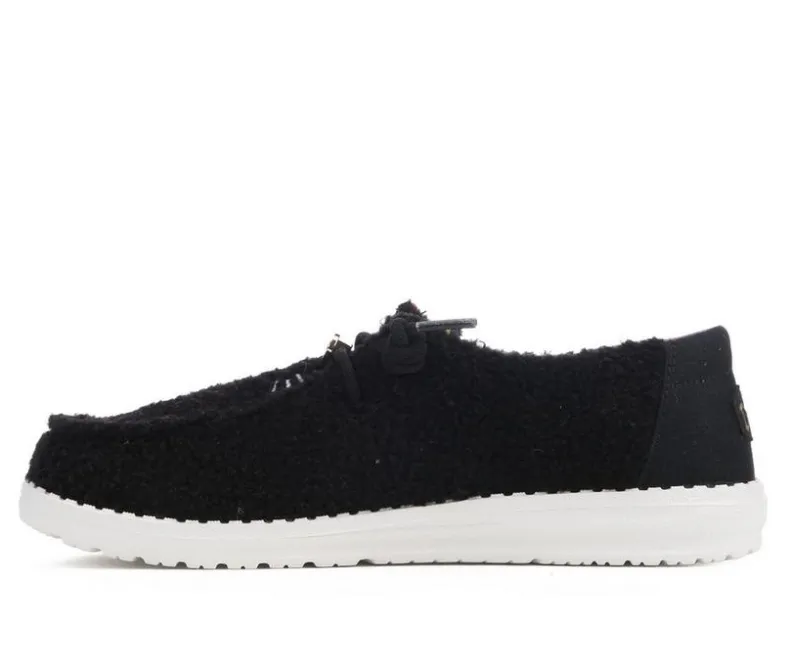 Boat Shoes & Slip-Ons>HEYDUDE Women's Wendy Black Cat