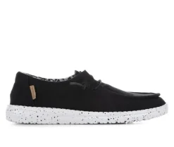 Boat Shoes & Slip-Ons>HEYDUDE Women's Wendy Black Odyssey Casual Shoes
