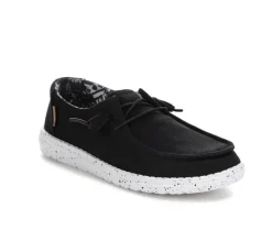 Boat Shoes & Slip-Ons>HEYDUDE Women's Wendy Black Odyssey Casual Shoes