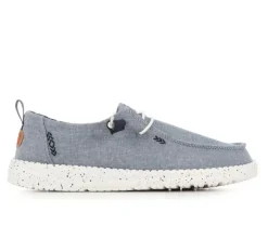 Boat Shoes & Slip-Ons>HEYDUDE Women's Wendy Chambray Casual Shoes