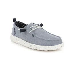 Boat Shoes & Slip-Ons>HEYDUDE Women's Wendy Chambray Casual Shoes