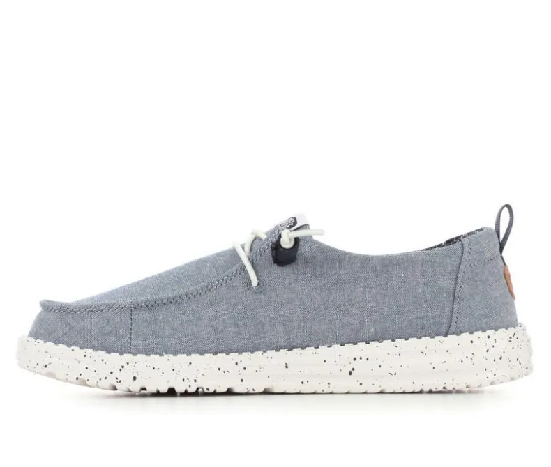 Boat Shoes & Slip-Ons>HEYDUDE Women's Wendy Chambray Casual Shoes