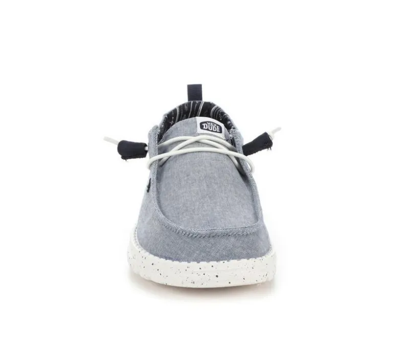 Boat Shoes & Slip-Ons>HEYDUDE Women's Wendy Chambray Casual Shoes