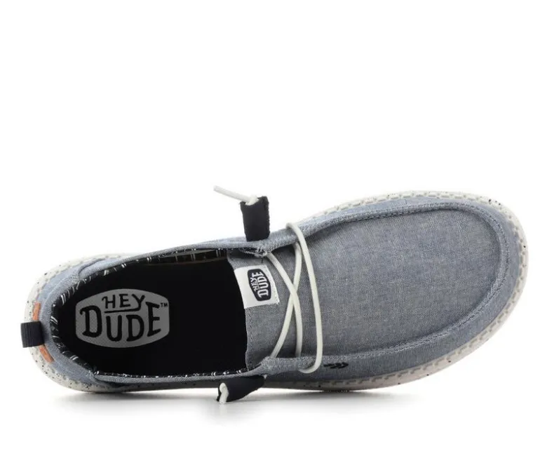 Boat Shoes & Slip-Ons>HEYDUDE Women's Wendy Chambray Casual Shoes