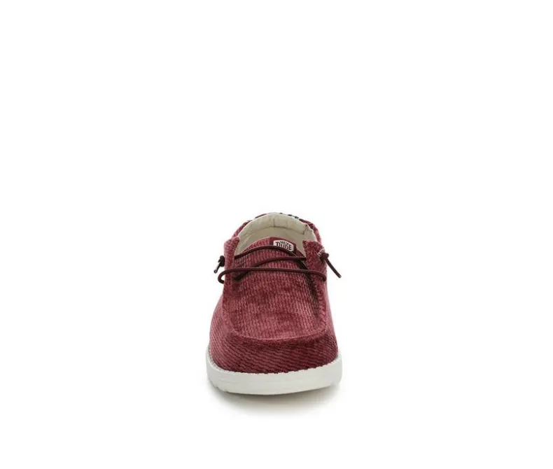 Boat Shoes & Slip-Ons>HEYDUDE Women's Wendy Corduroy Leo Casual Shoes