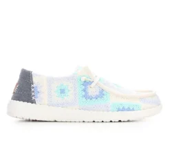 Boat Shoes & Slip-Ons>HEYDUDE Women's Wendy Cottage Crochet Casual Shoes
