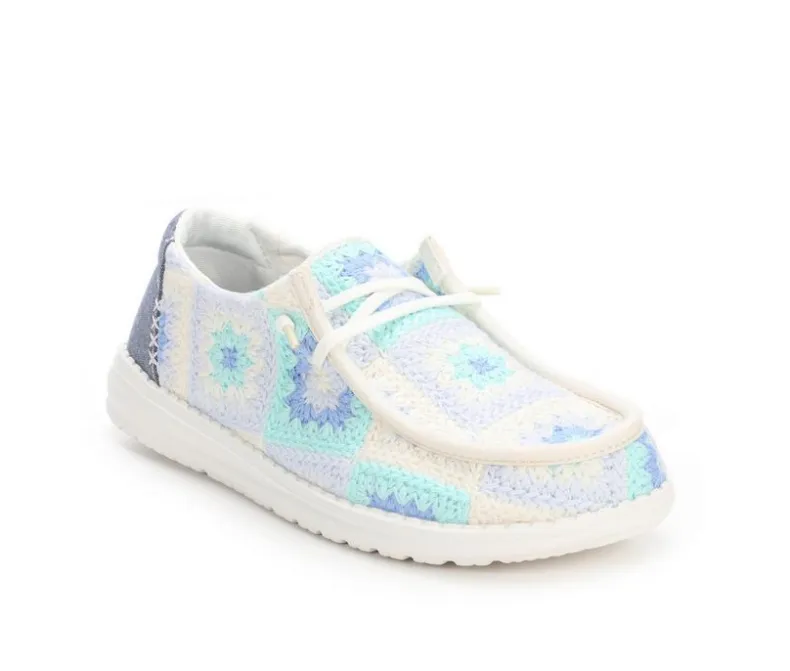 Boat Shoes & Slip-Ons>HEYDUDE Women's Wendy Cottage Crochet Casual Shoes