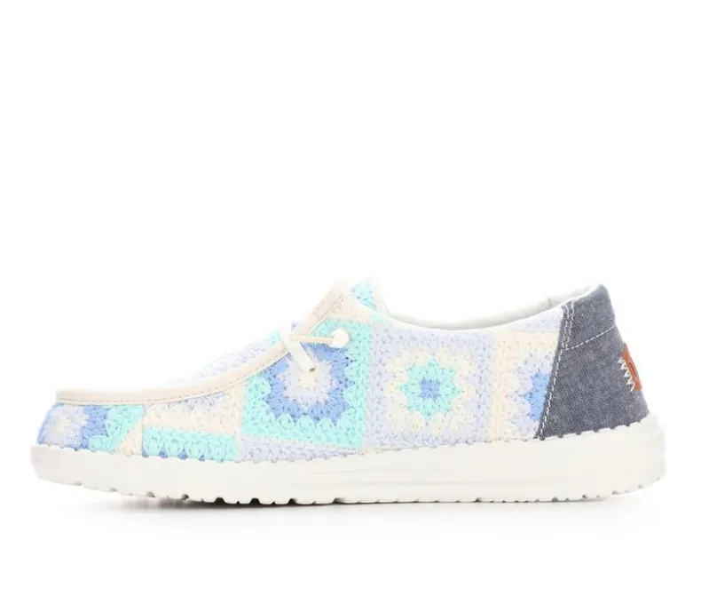 Boat Shoes & Slip-Ons>HEYDUDE Women's Wendy Cottage Crochet Casual Shoes