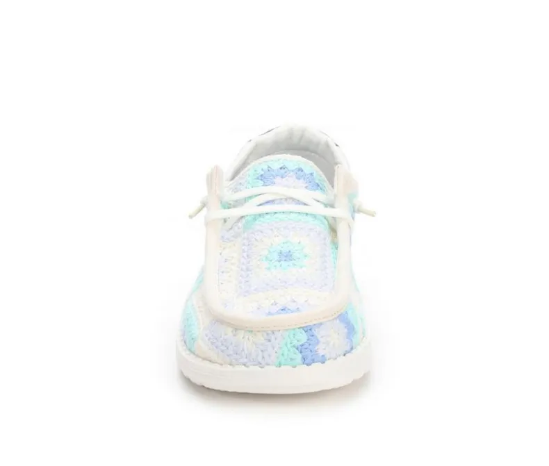 Boat Shoes & Slip-Ons>HEYDUDE Women's Wendy Cottage Crochet Casual Shoes
