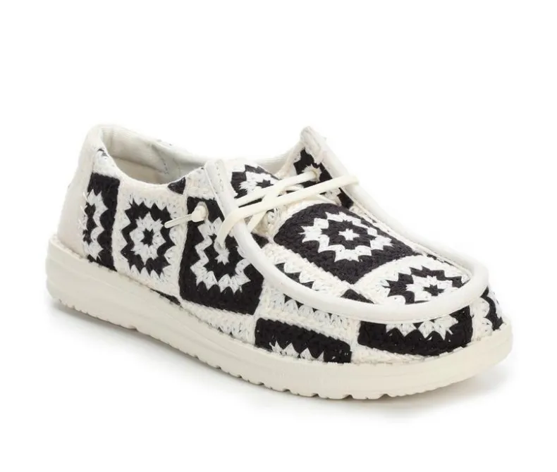 Boat Shoes & Slip-Ons>HEYDUDE Women's Wendy Cottage Crochet Casual Shoes