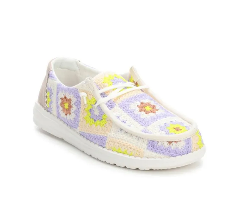 Boat Shoes & Slip-Ons>HEYDUDE Women's Wendy Cottage Crochet Casual Shoes