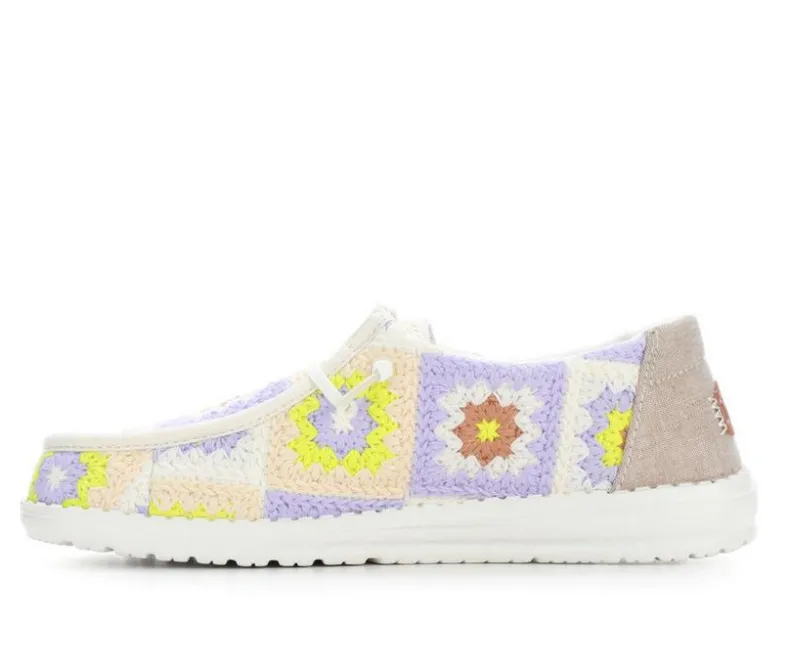 Boat Shoes & Slip-Ons>HEYDUDE Women's Wendy Cottage Crochet Casual Shoes