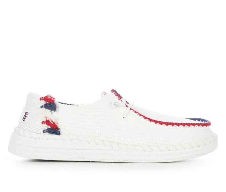 Boat Shoes & Slip-Ons>HEYDUDE Women's Wendy Espadrille Americana Casual Shoes