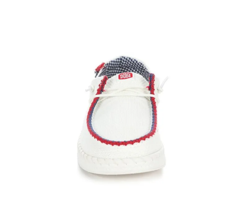 Boat Shoes & Slip-Ons>HEYDUDE Women's Wendy Espadrille Americana Casual Shoes